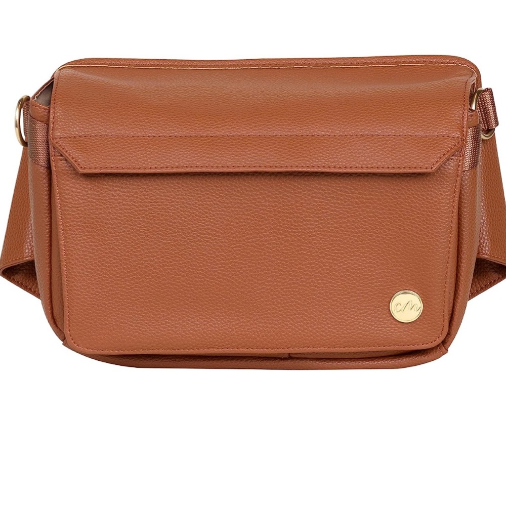 CleverMade Crossbody Diaper Bag Tote and Baby Bottle Hip Pack
